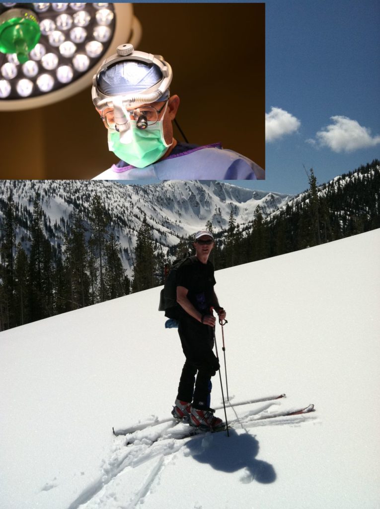 Tom is skiing again thanks to successful nerve surgery with Dr. Tollestrup