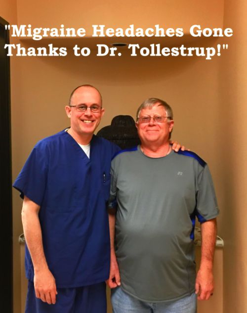 Patient relieved of debilitating migraine headaches after peripheral nerve surgery with Dr. Tollestrup