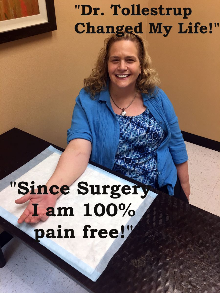 Stephanie's pain is gone thanks to peripheral nerve surgery.