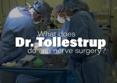 What does Dr Tollestrup do during Peripheral Nerve Surgery?